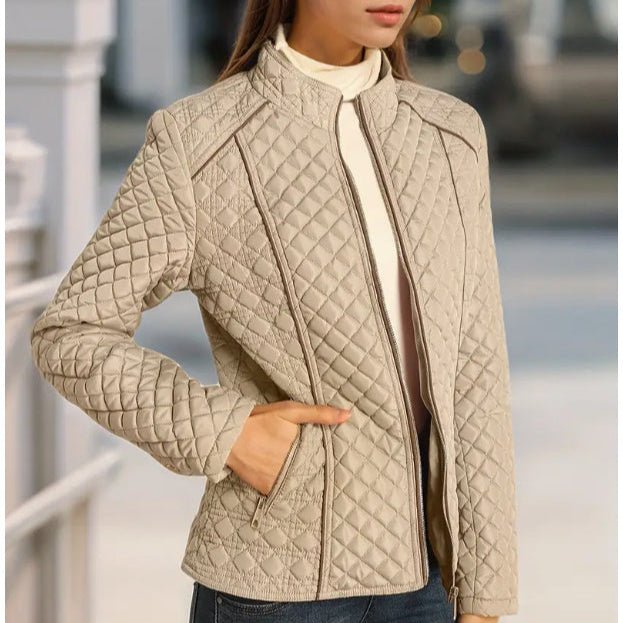 Women's Autumn And Winter Warm Lightweight Jacket With Pockets - AmiraMart