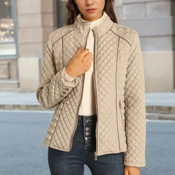 Women's Autumn And Winter Warm Lightweight Jacket With Pockets - AmiraMart