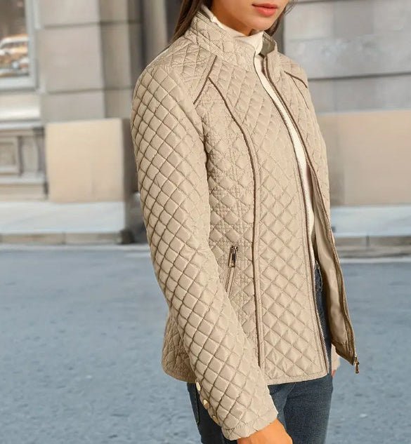 Women's Autumn And Winter Warm Lightweight Jacket With Pockets - AmiraMart