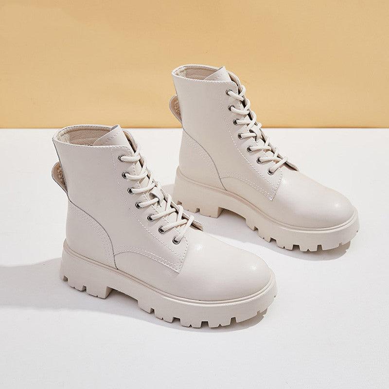Women's British Style Short Boots - AmiraMart