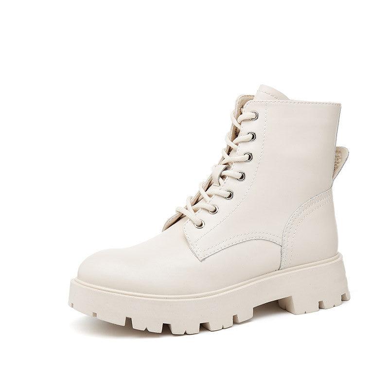 Women's British Style Short Boots - AmiraMart