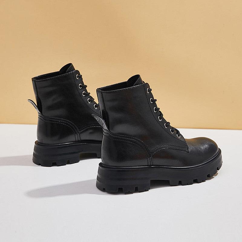 Women's British Style Short Boots - AmiraMart