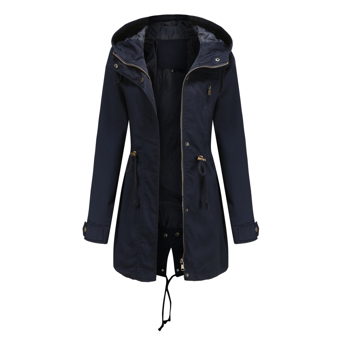 Women's Cotton Anorak Jacket - Lightweight Spring & Fall Coat - AmiraMart