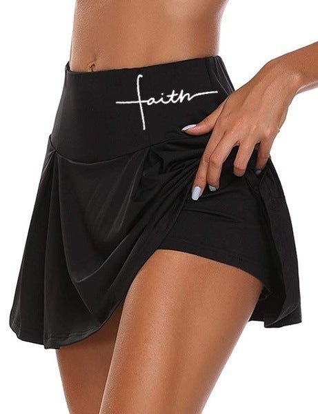Women's Fake Two - Piece Leggings - AmiraMart
