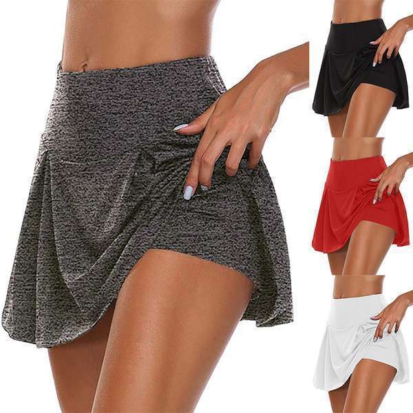 Women's Fake Two - Piece Leggings - AmiraMart