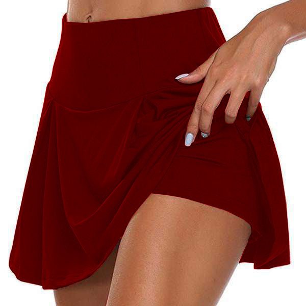 Women's Fake Two - Piece Leggings - AmiraMart