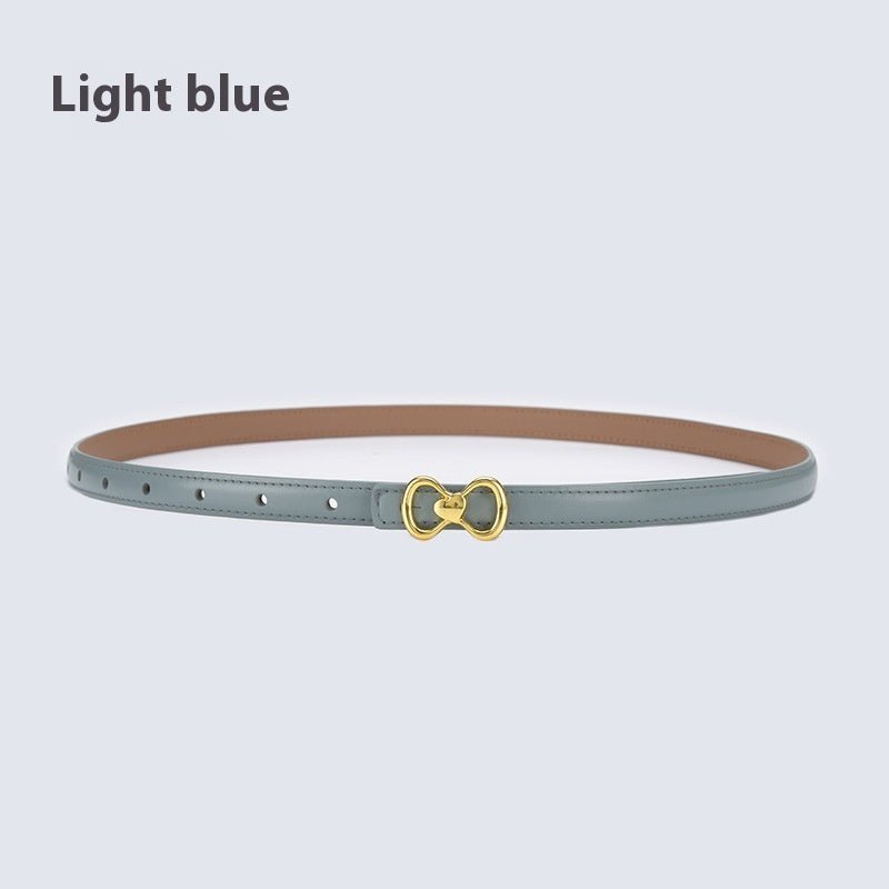 Women's Fashion All - matching Thin Belt - AmiraMart