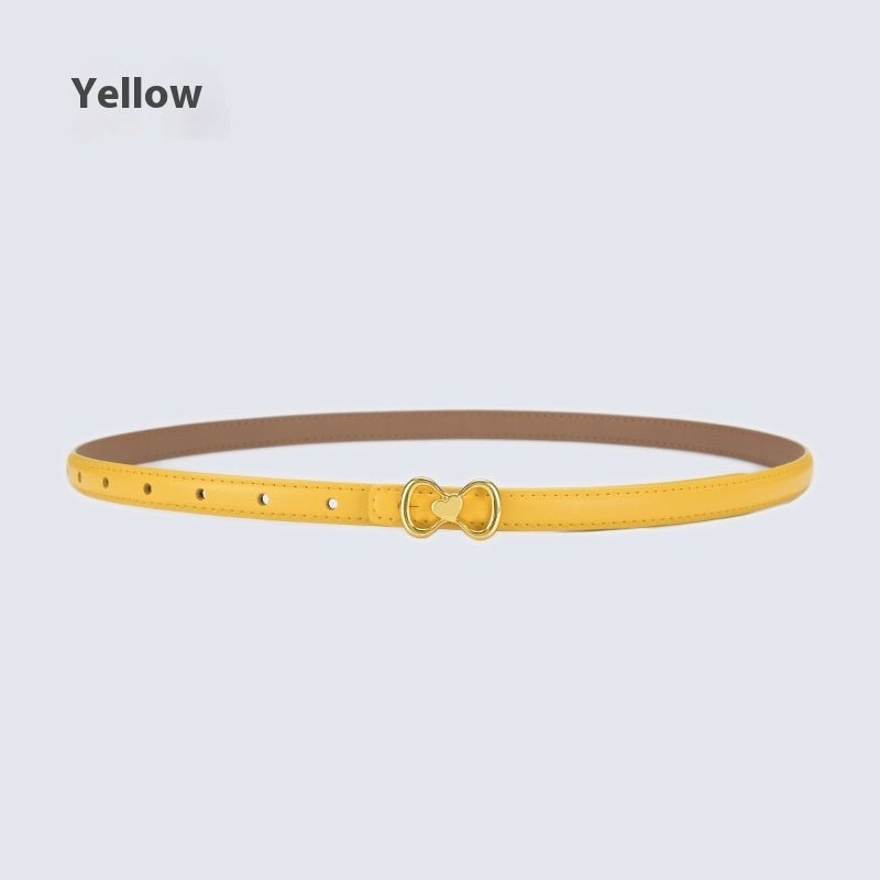 Women's Fashion All - matching Thin Belt - AmiraMart
