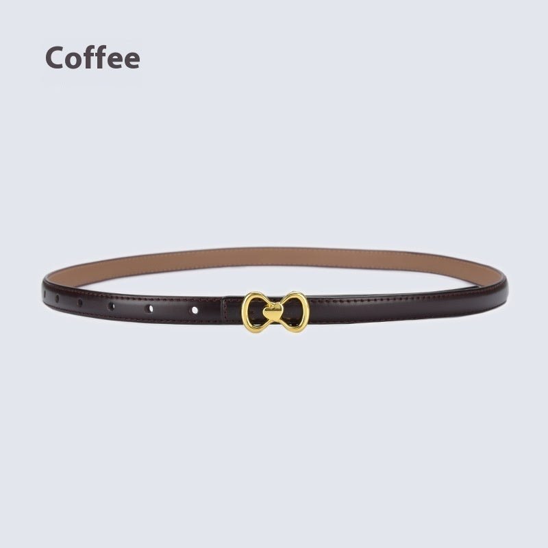 Women's Fashion All - matching Thin Belt - AmiraMart