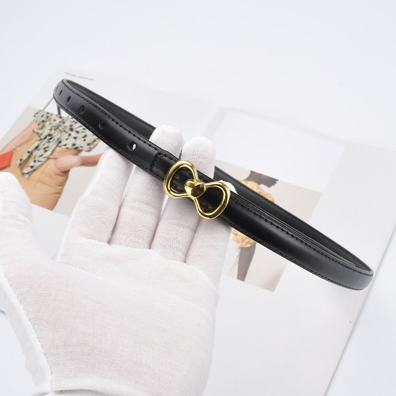 Women's Fashion All - matching Thin Belt - AmiraMart