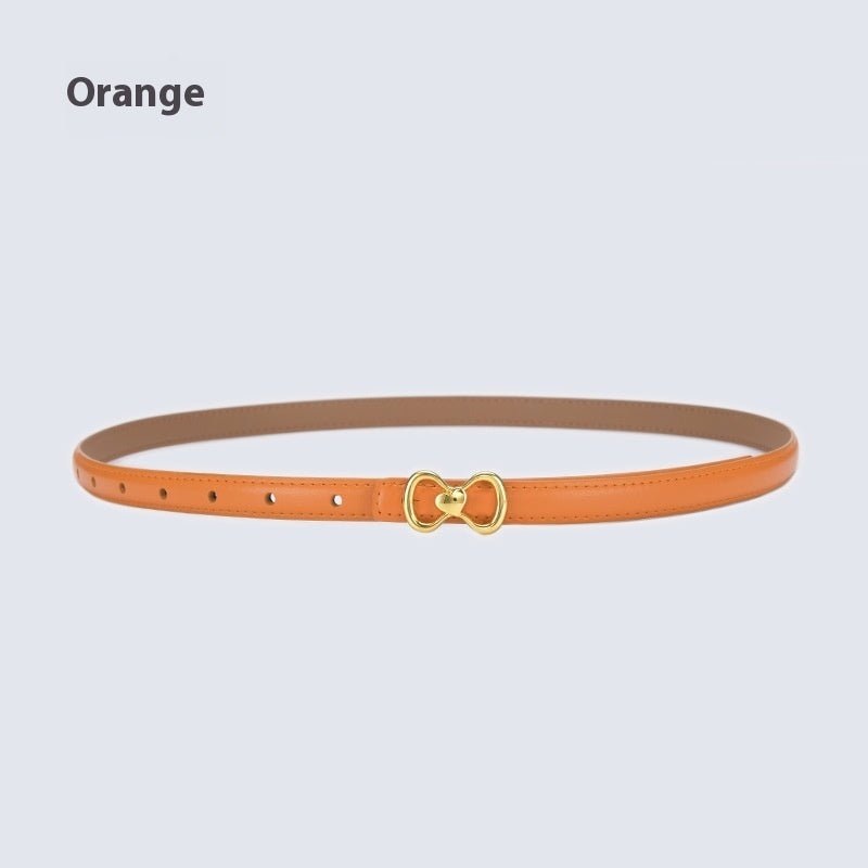 Women's Fashion All - matching Thin Belt - AmiraMart