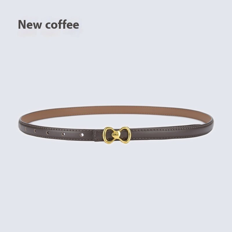 Women's Fashion All - matching Thin Belt - AmiraMart