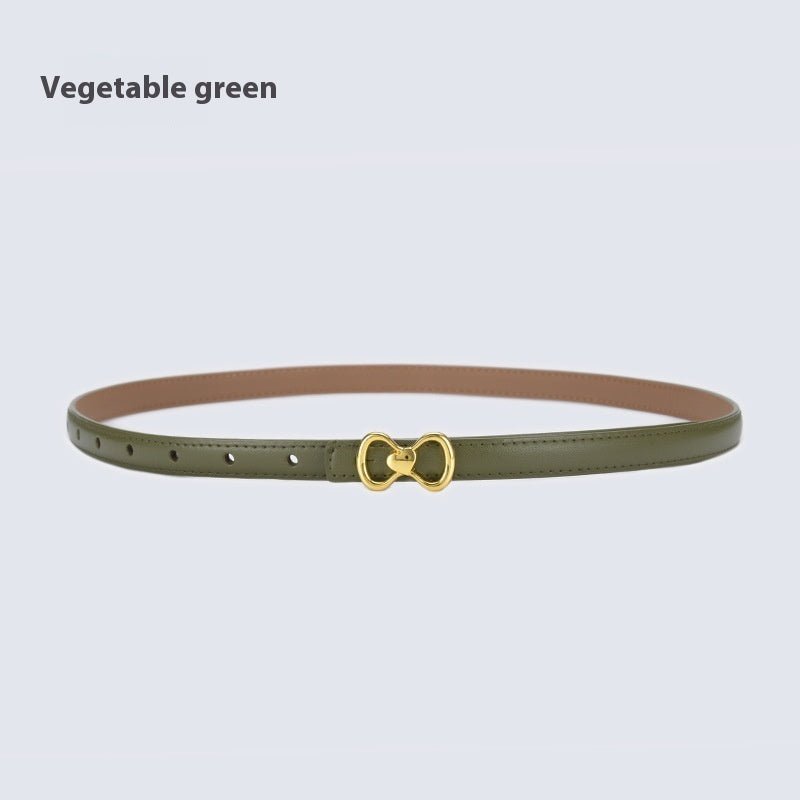 Women's Fashion All - matching Thin Belt - AmiraMart