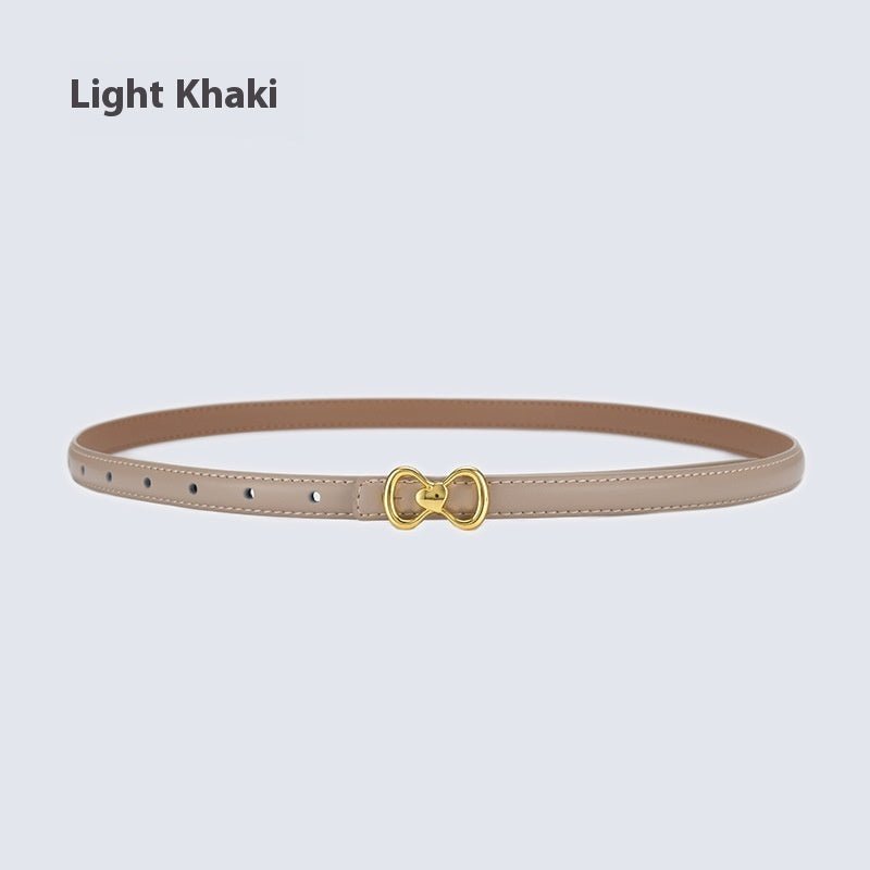 Women's Fashion All - matching Thin Belt - AmiraMart