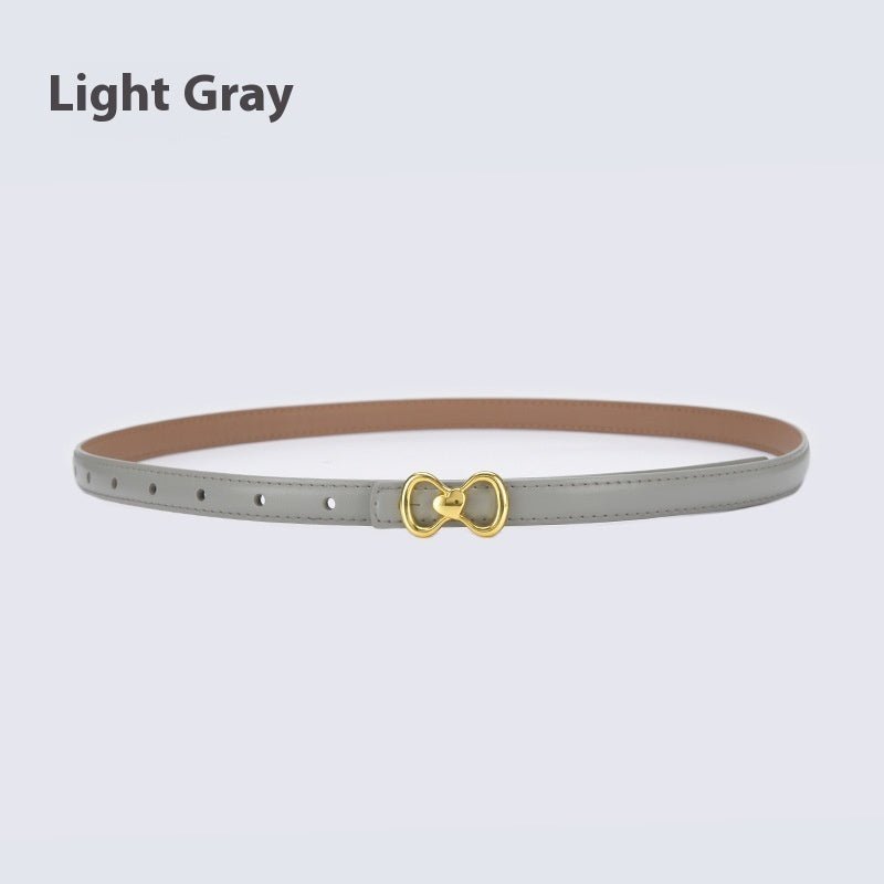 Women's Fashion All - matching Thin Belt - AmiraMart