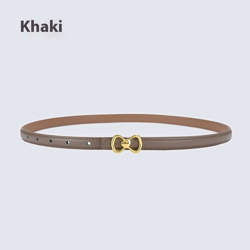 Women's Fashion All - matching Thin Belt - AmiraMart