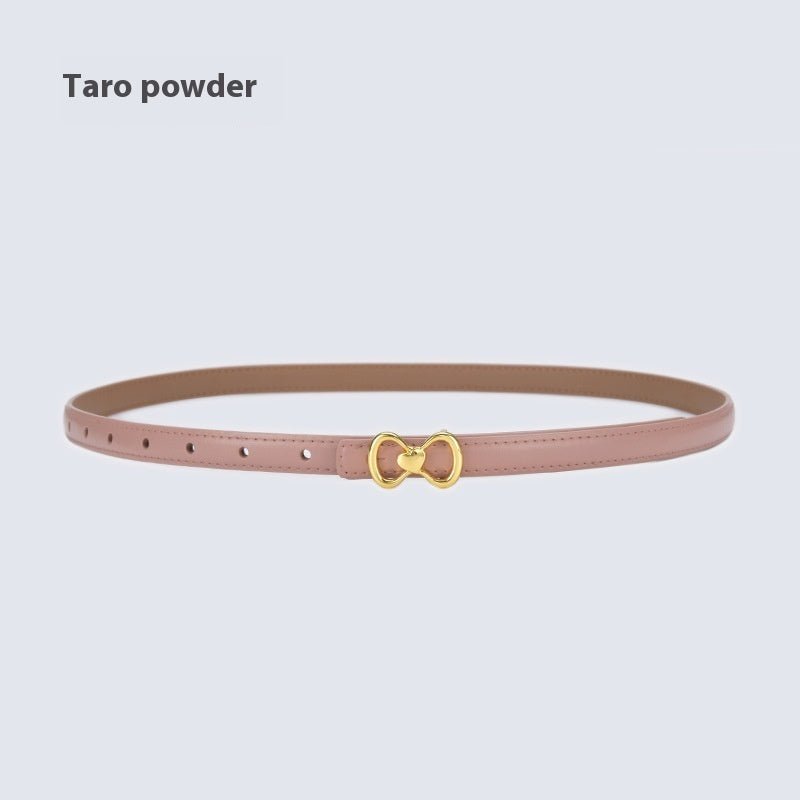 Women's Fashion All - matching Thin Belt - AmiraMart