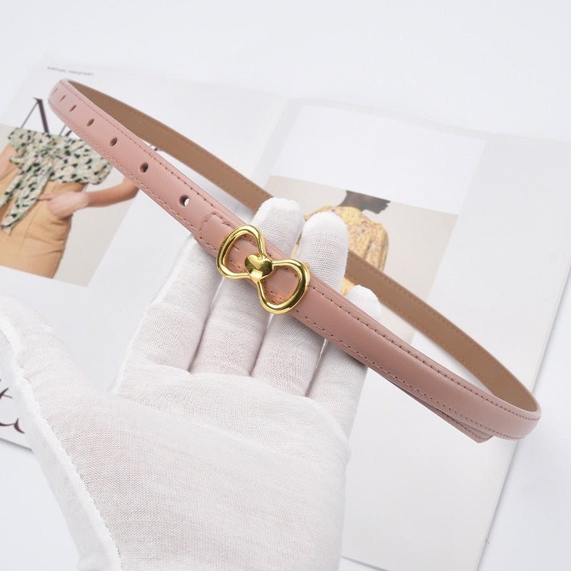 Women's Fashion All - matching Thin Belt - AmiraMart