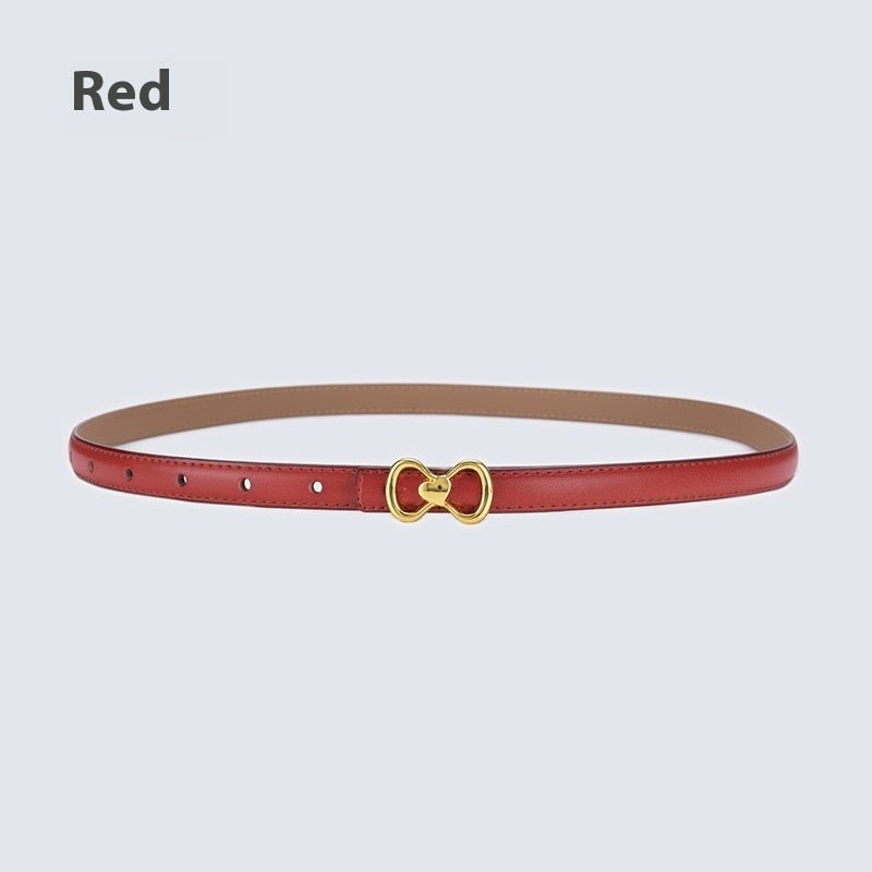 Women's Fashion All - matching Thin Belt - AmiraMart