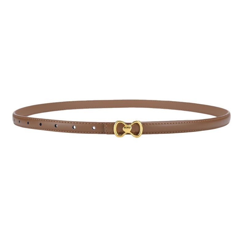Women's Fashion All - matching Thin Belt - AmiraMart