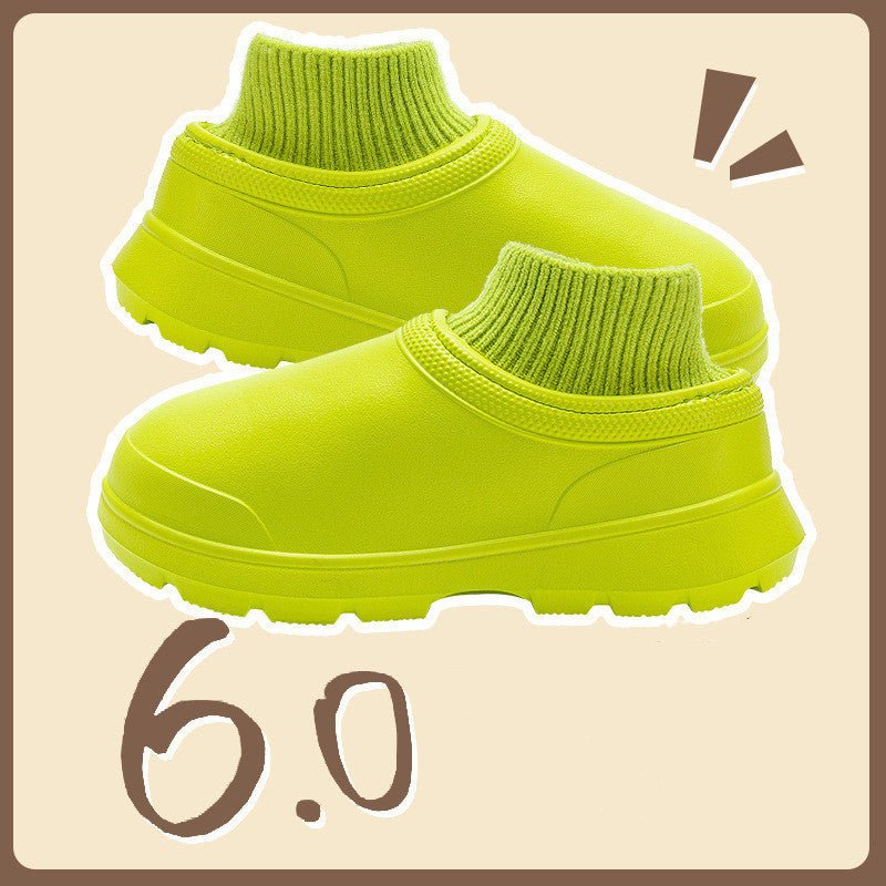Women's Fashionable Waterproof Cotton Slippers - AmiraMart