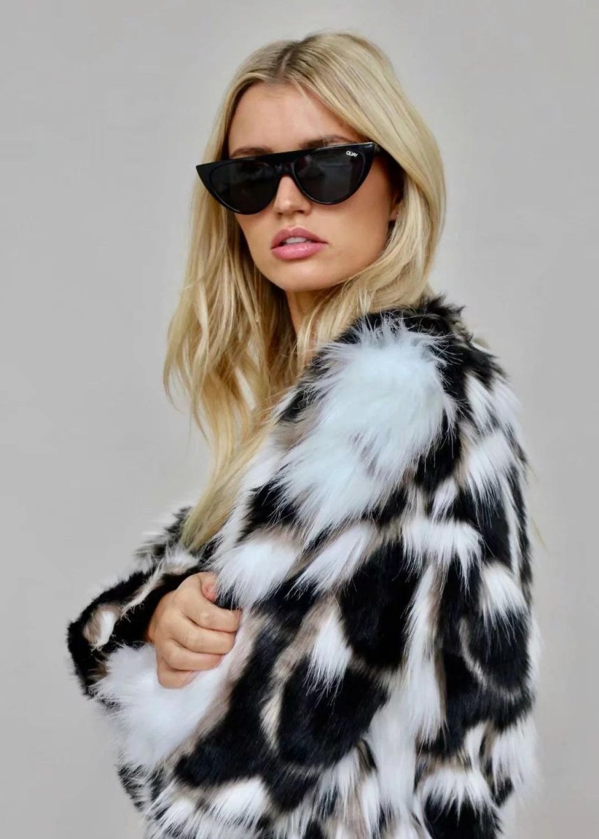 Women's Faux Fox Coat Short Fur - AmiraMart