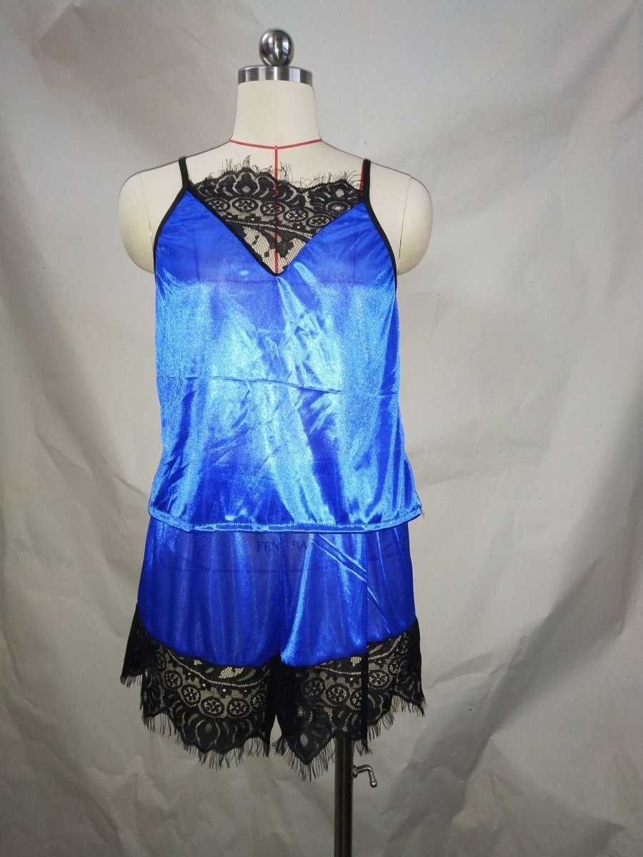 Women's Ice Silk Sleepwear Set - AmiraMart