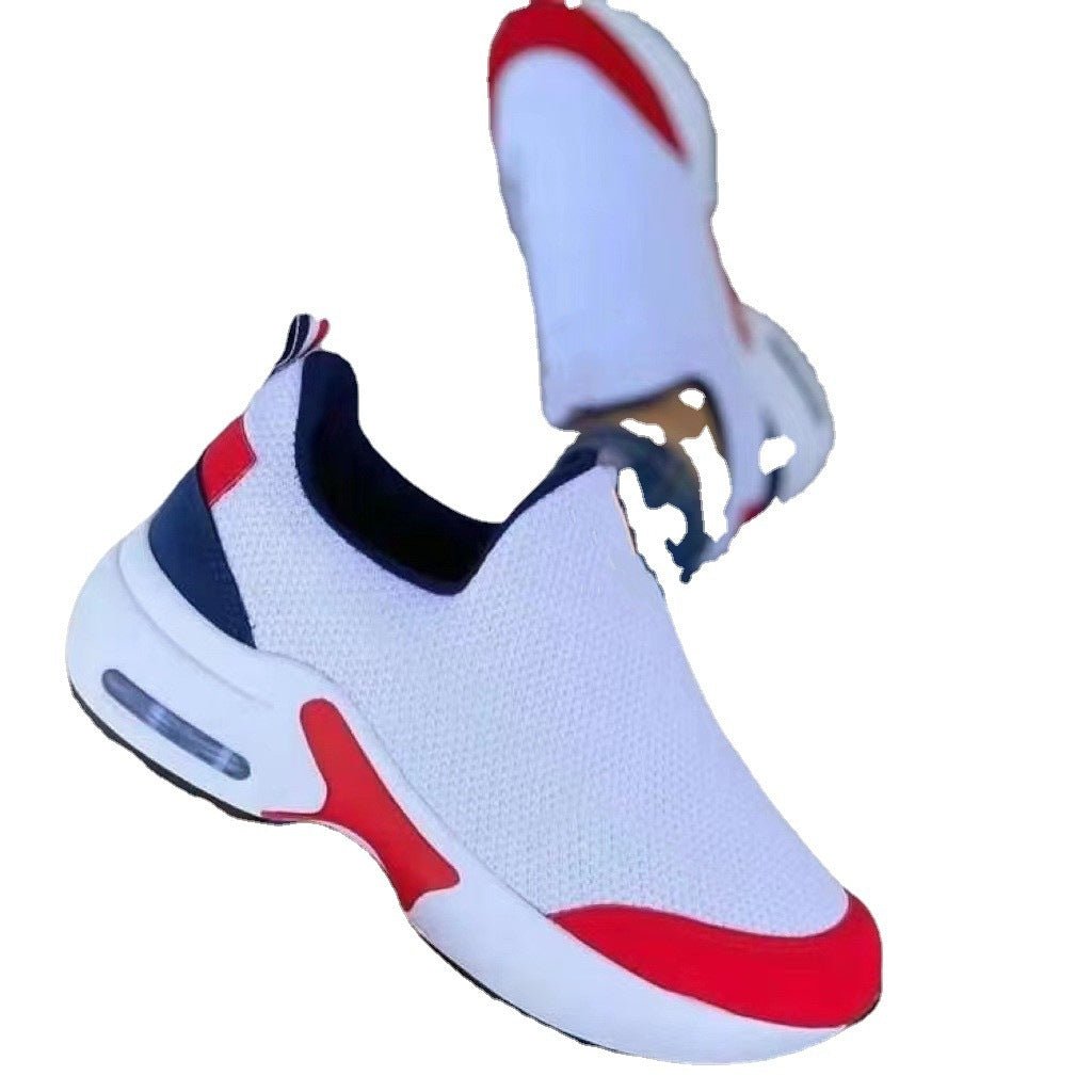 Women’s Knit Sneakers – Stretch & Round Toe Comfort - AmiraMart