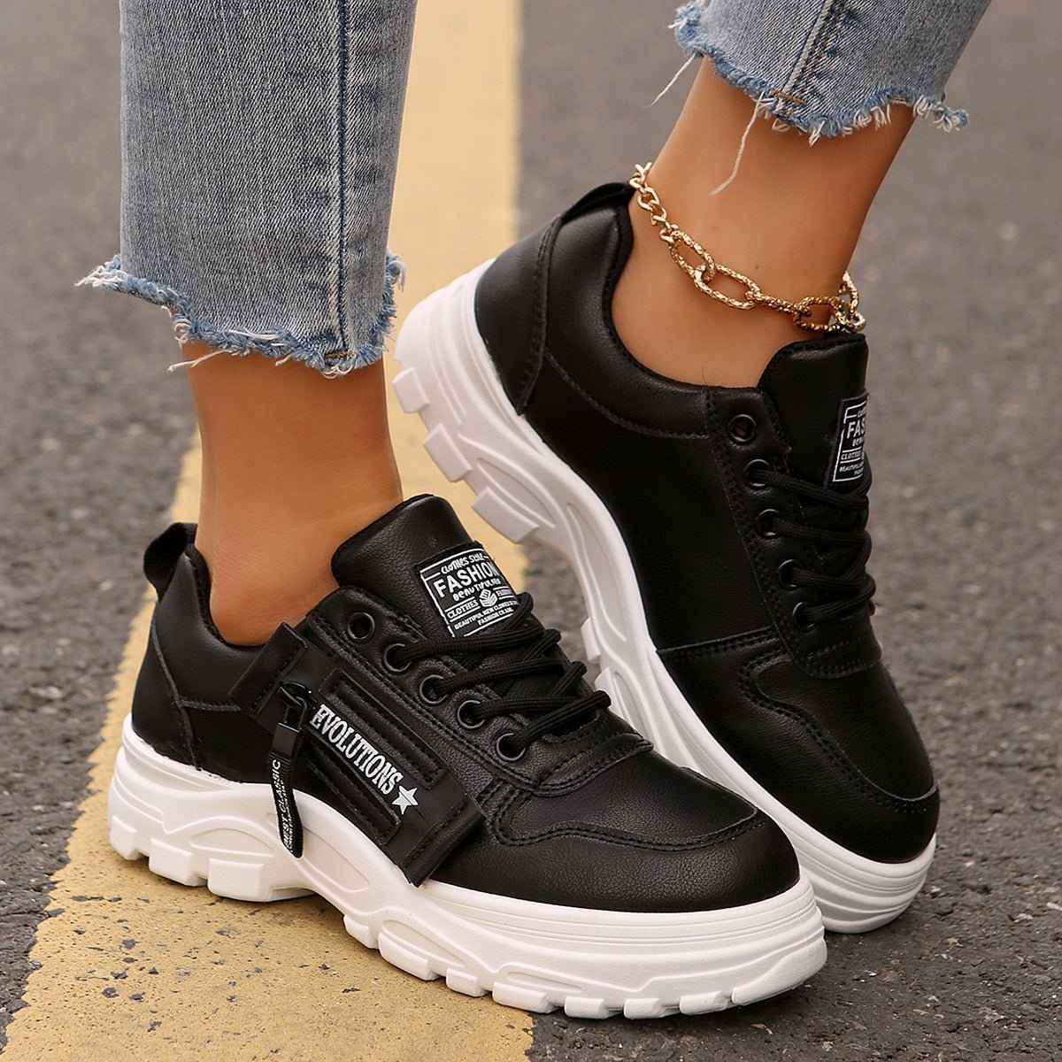 Women’s Lace - Up Sneakers - AmiraMart