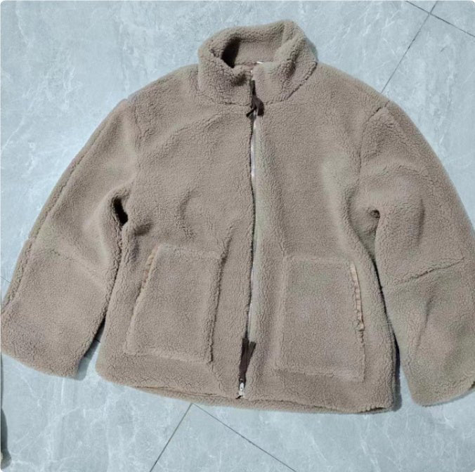 Women’s Lapel Fleece Jacket - AmiraMart
