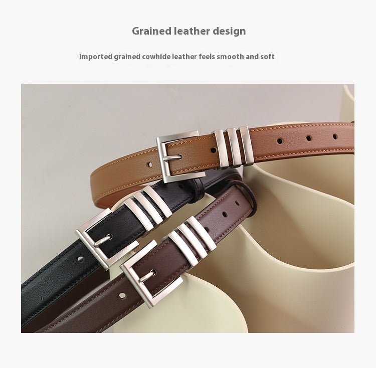 Women's Leather Belt - AmiraMart