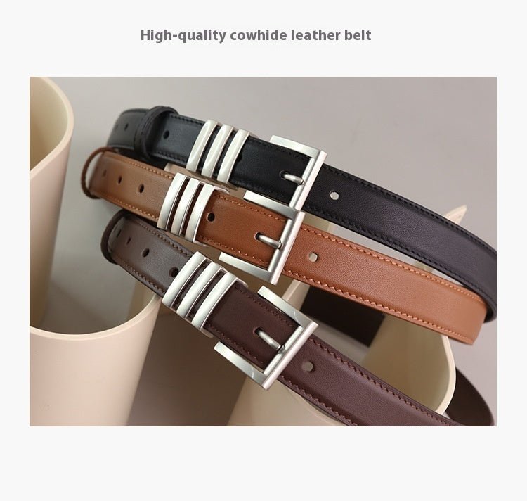 Women's Leather Belt - AmiraMart