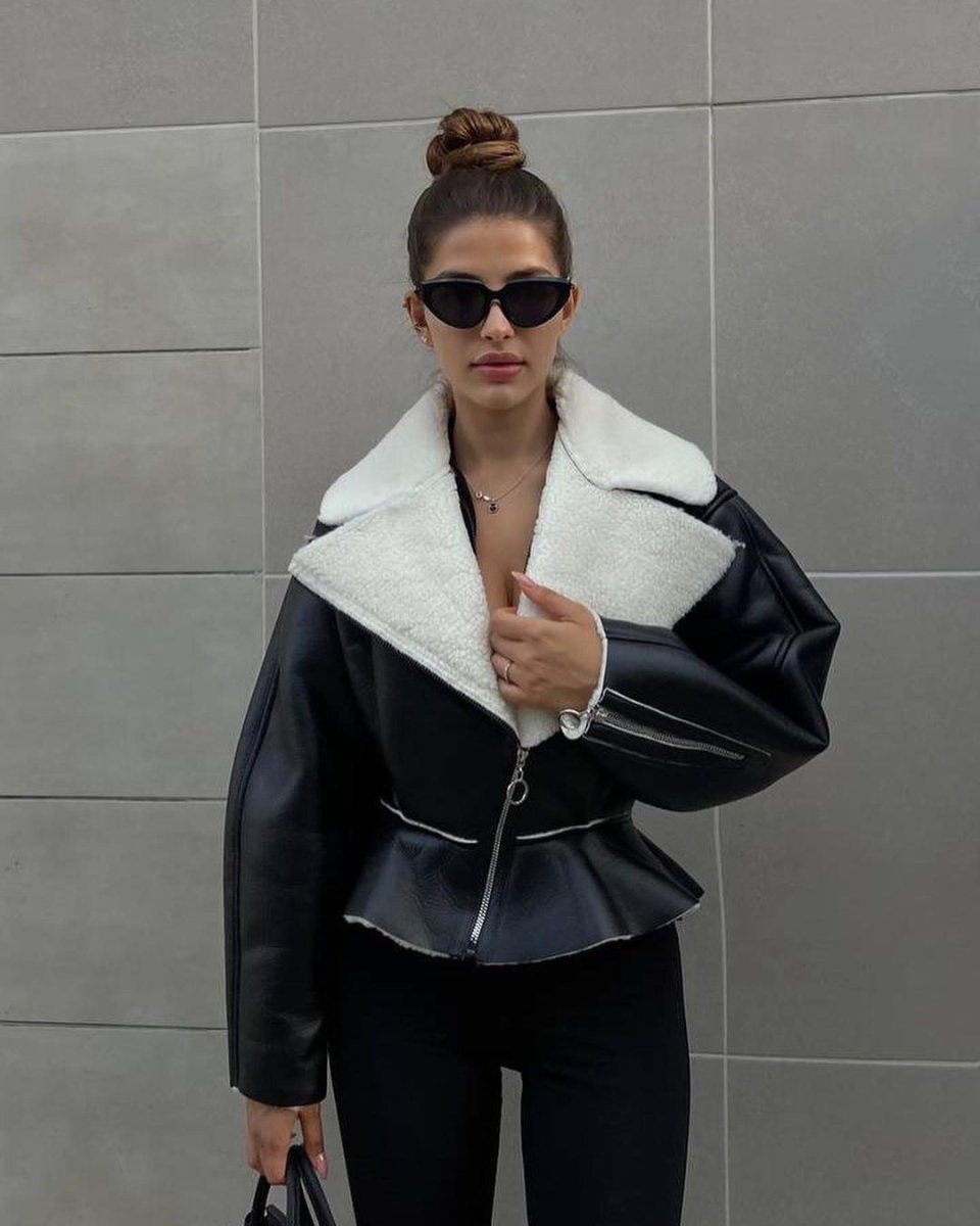 Women's Long Sleeve Solid Color Coat - AmiraMart