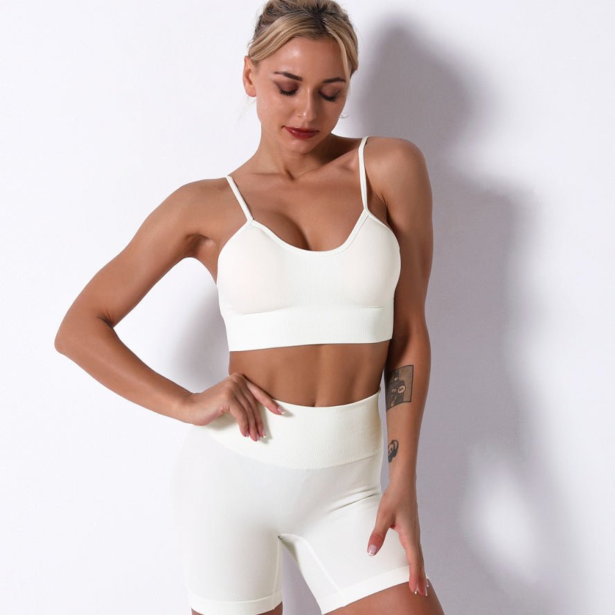 Women's Nylon Yoga Pants Set - AmiraMart
