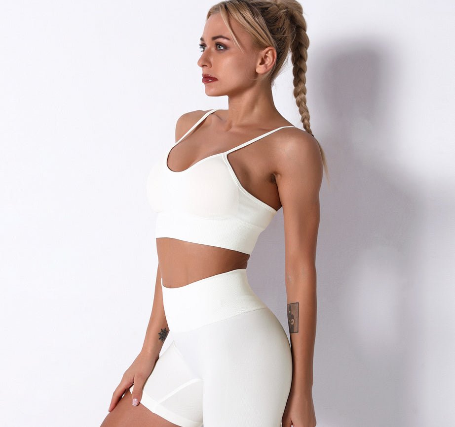 Women's Nylon Yoga Pants Set - AmiraMart