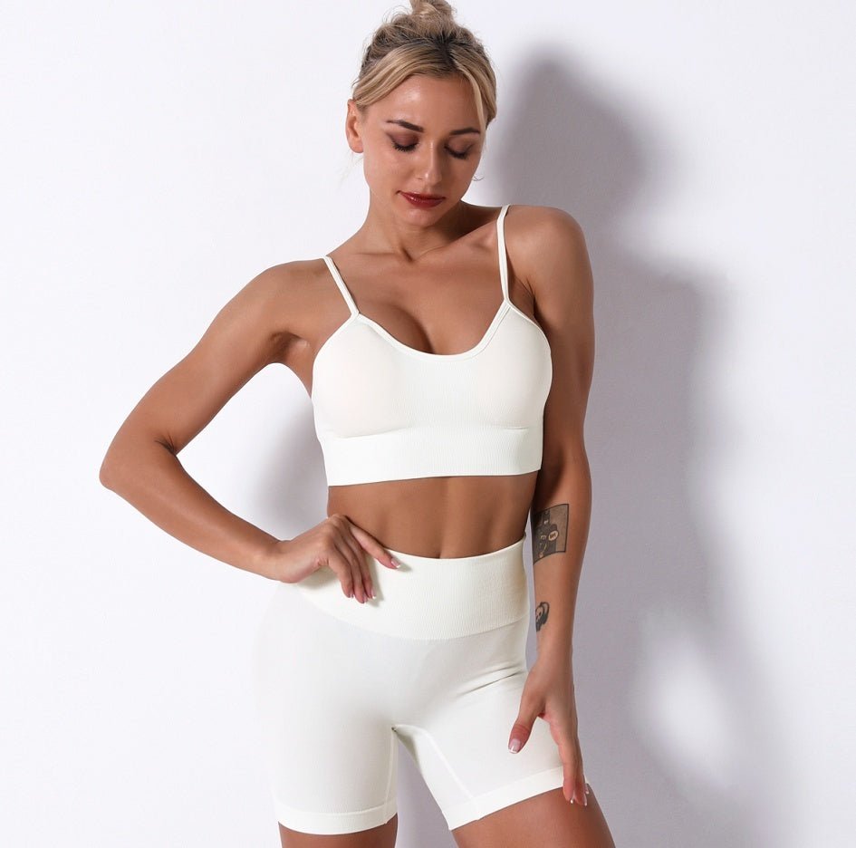 Women's Nylon Yoga Pants Set - AmiraMart