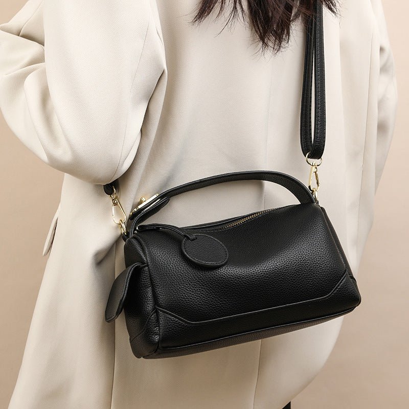 Women’s Pillow Shoulder Bag – Soft Leather & Spacious - AmiraMart