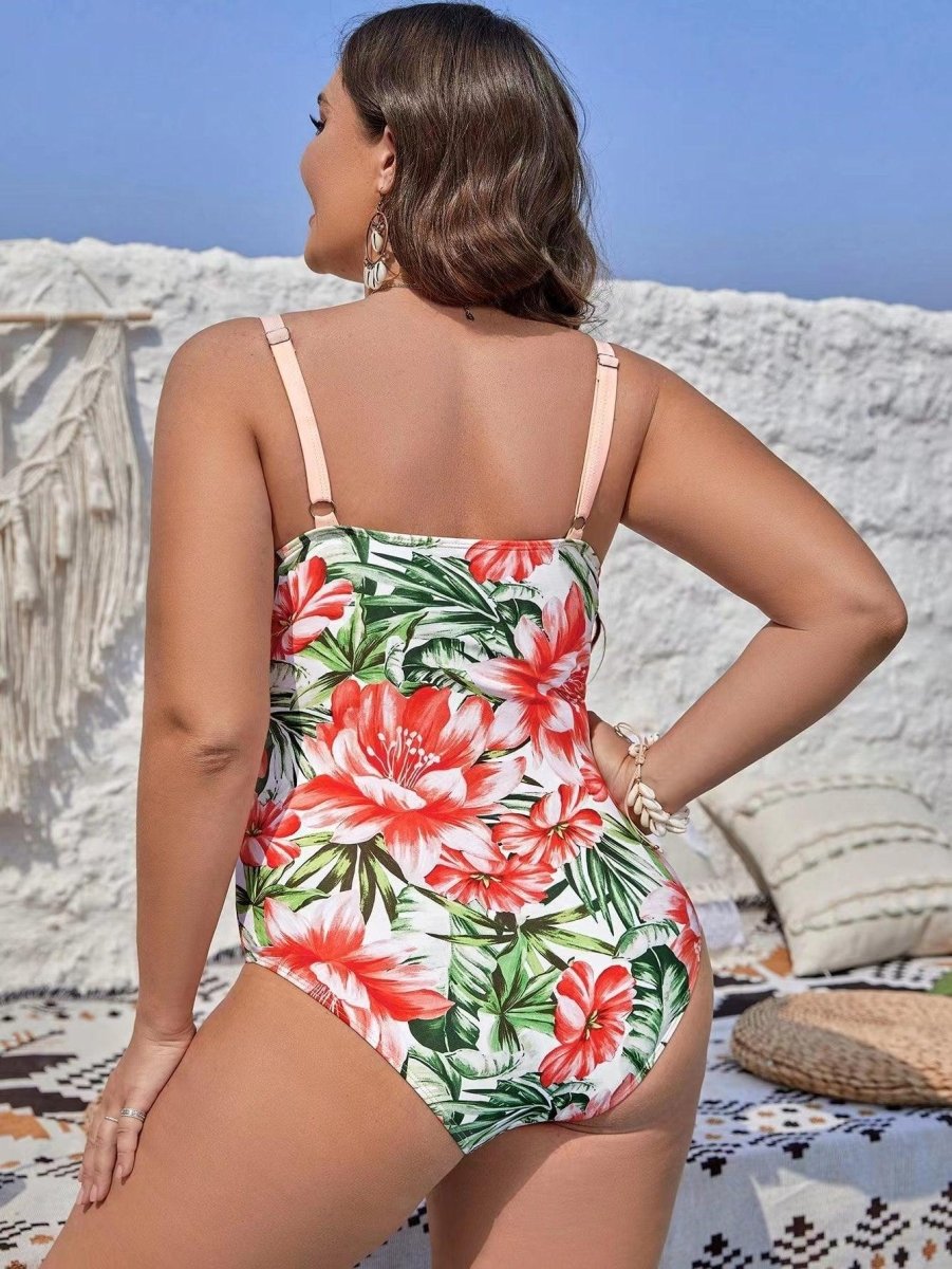 Women's Plus Size One - piece Bikini - AmiraMart
