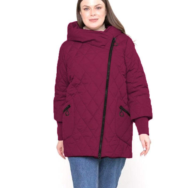 Women's Quilted Cotton Coat - AmiraMart