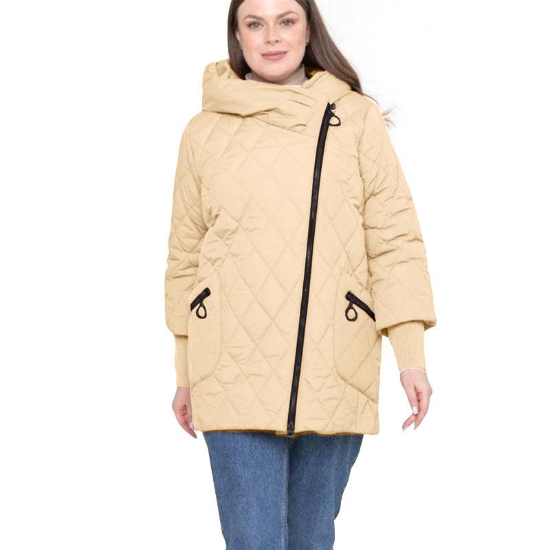 Women's Quilted Cotton Coat - AmiraMart