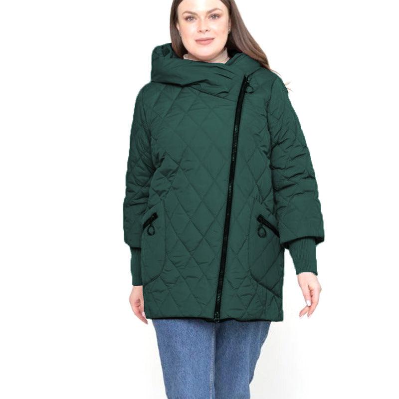 Women's Quilted Cotton Coat - AmiraMart