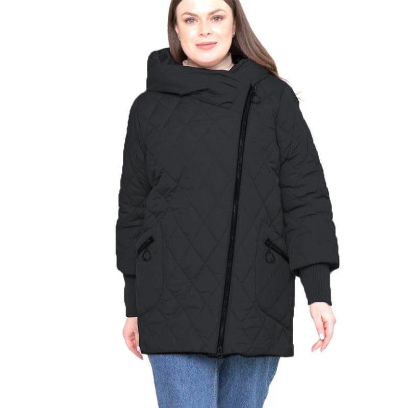 Women's Quilted Cotton Coat - AmiraMart