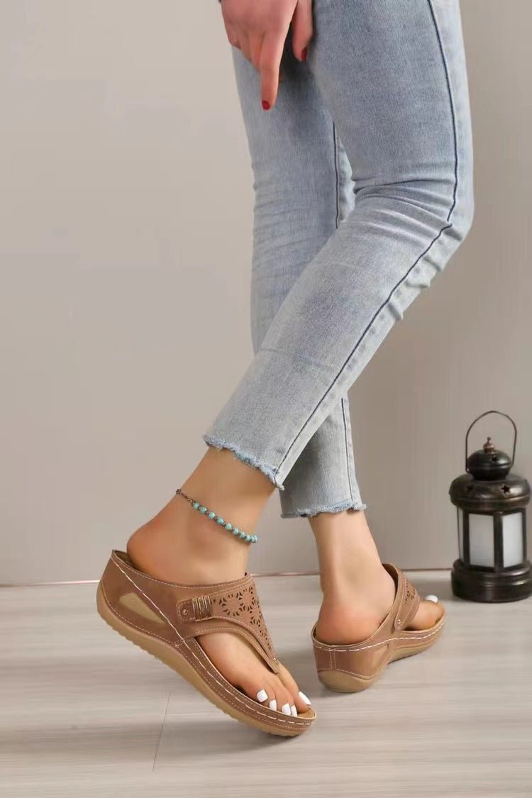 Women’s Roman Wedge Sandals - AmiraMart