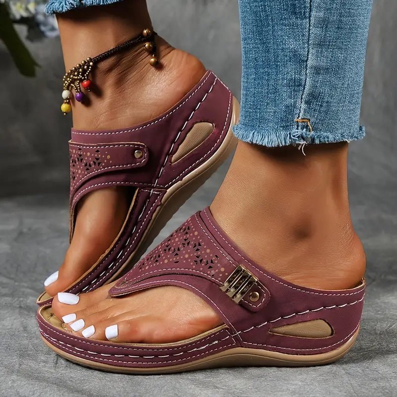 Women’s Roman Wedge Sandals - AmiraMart