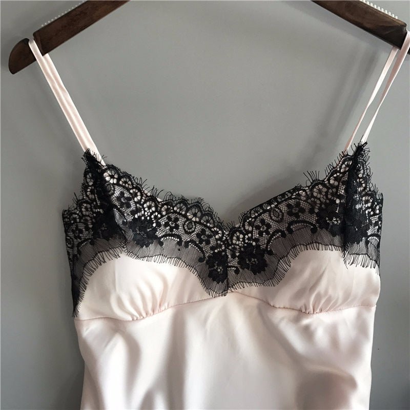 Women's Silk Sling Loungewear Set - AmiraMart
