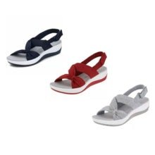 Women's Simple Fish Mouth Roman Sandals - AmiraMart