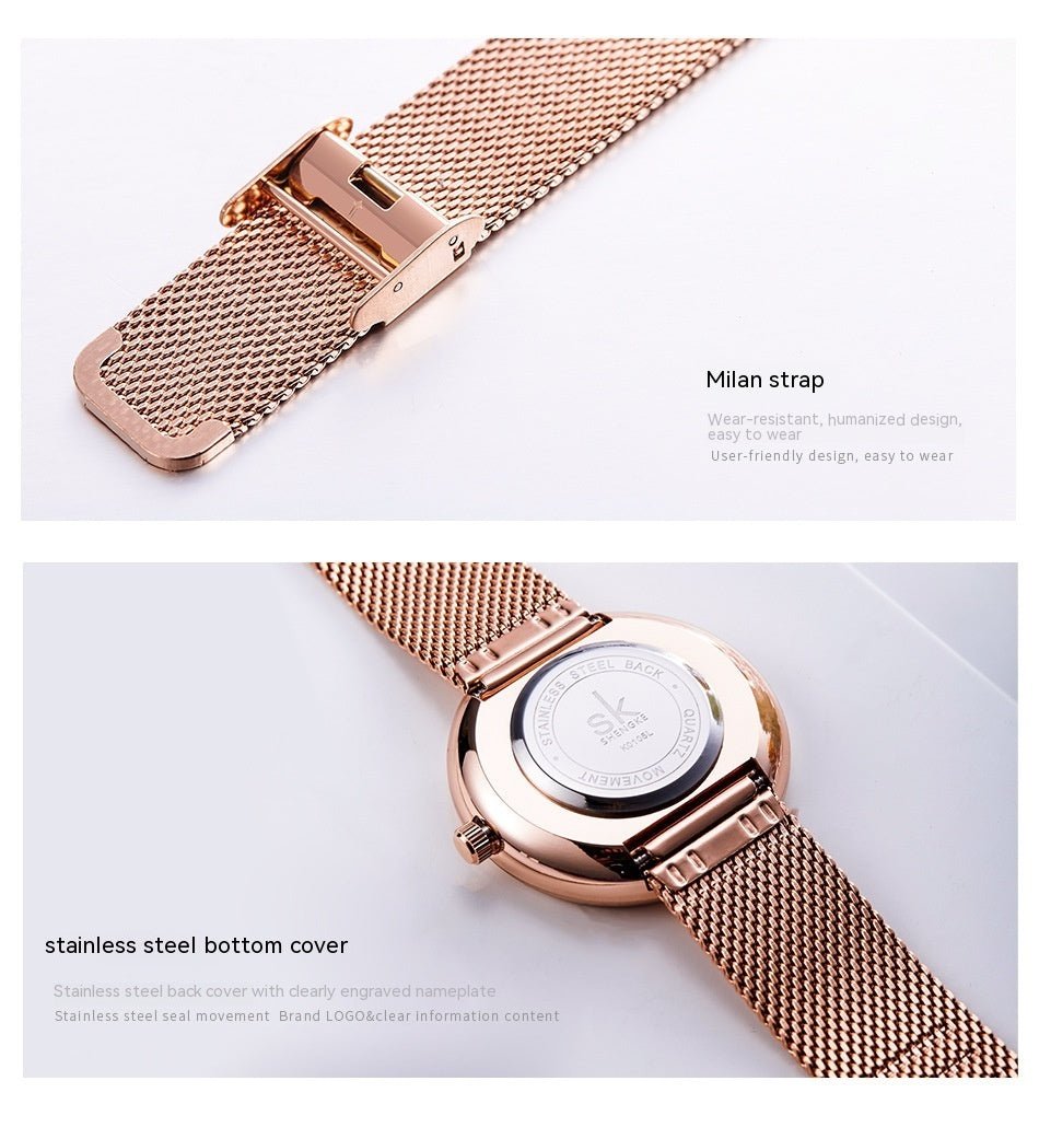 Women's Simple Geometric Quartz Watch - AmiraMart