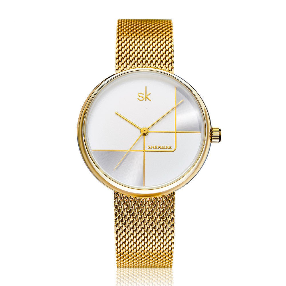 Women's Simple Geometric Quartz Watch - AmiraMart