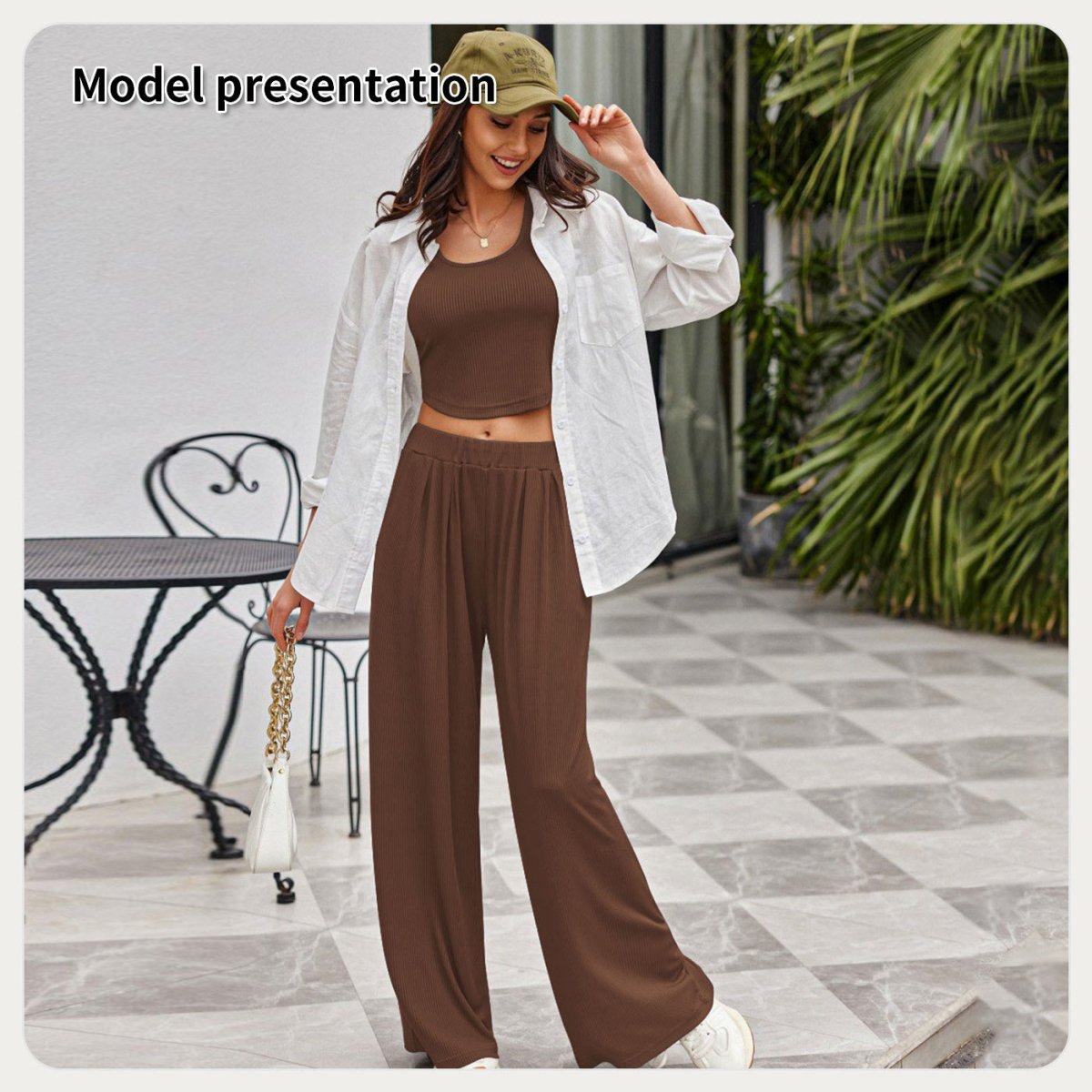 Women's Simple Solid Color Suit - AmiraMart