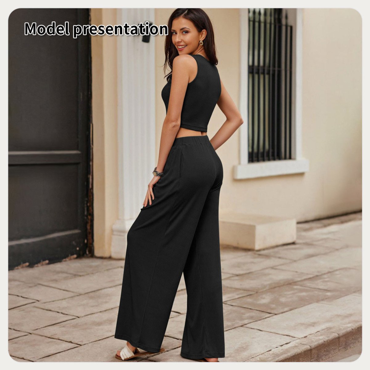 Women's Simple Solid Color Suit - AmiraMart